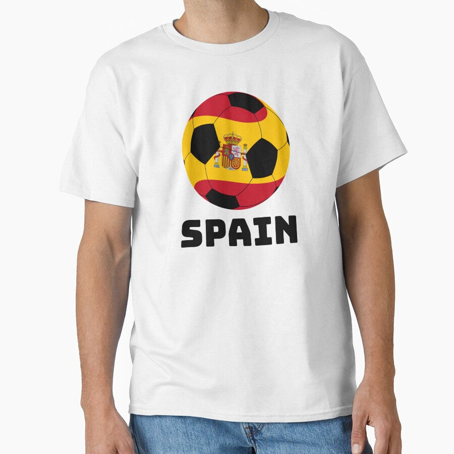 Spain Soccer Spain Gift Sport T-Shirt by MarlowLoom Unisex T-shirt, Sweatshirt, Hoodie, Long Sleeve Tee - T-Shirt, Sweatshirt, Hoodie