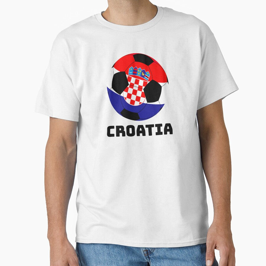 Croatia Football Croatia Gift Sport T-Shirt by MarlowLoom Unisex T-shirt, Sweatshirt, Hoodie, Long Sleeve Tee - T-Shirt, Sweatshirt, Hoodie