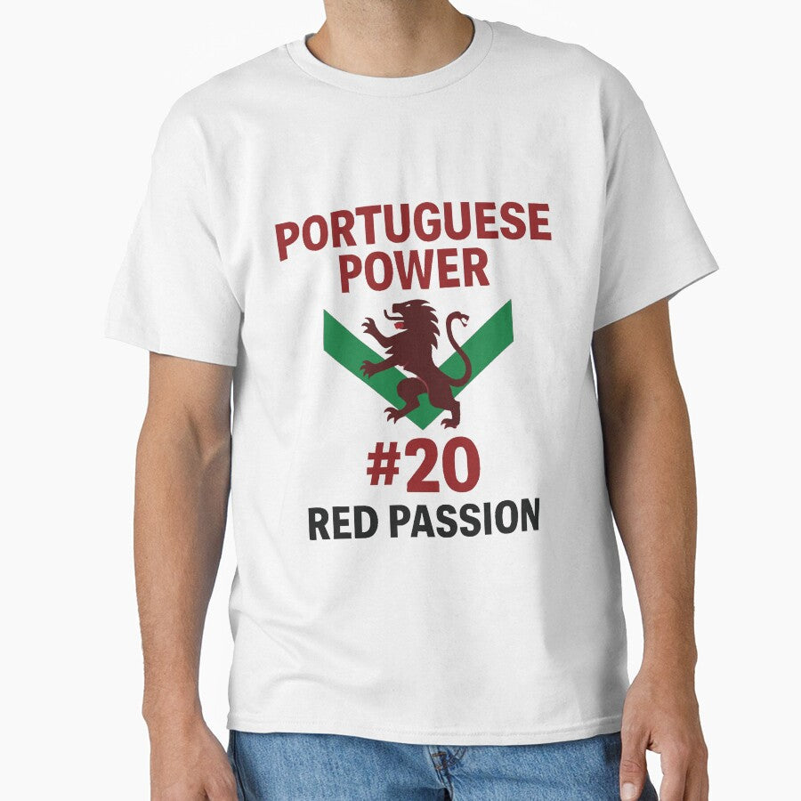 Portuguese Power  Inspired by Diogo Jota Energy by mostafa gebril   Unisex T-shirt, Sweatshirt, Hoodie, Long Sleeve Tee - T-Shirt, Sweatshirt, Hoodie