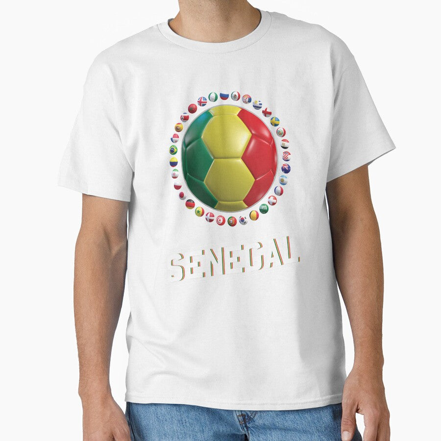 Senegal - World Football Championship by m. i. Unisex T-shirt, Sweatshirt, Hoodie, Long Sleeve Tee - T-Shirt, Sweatshirt, Hoodie