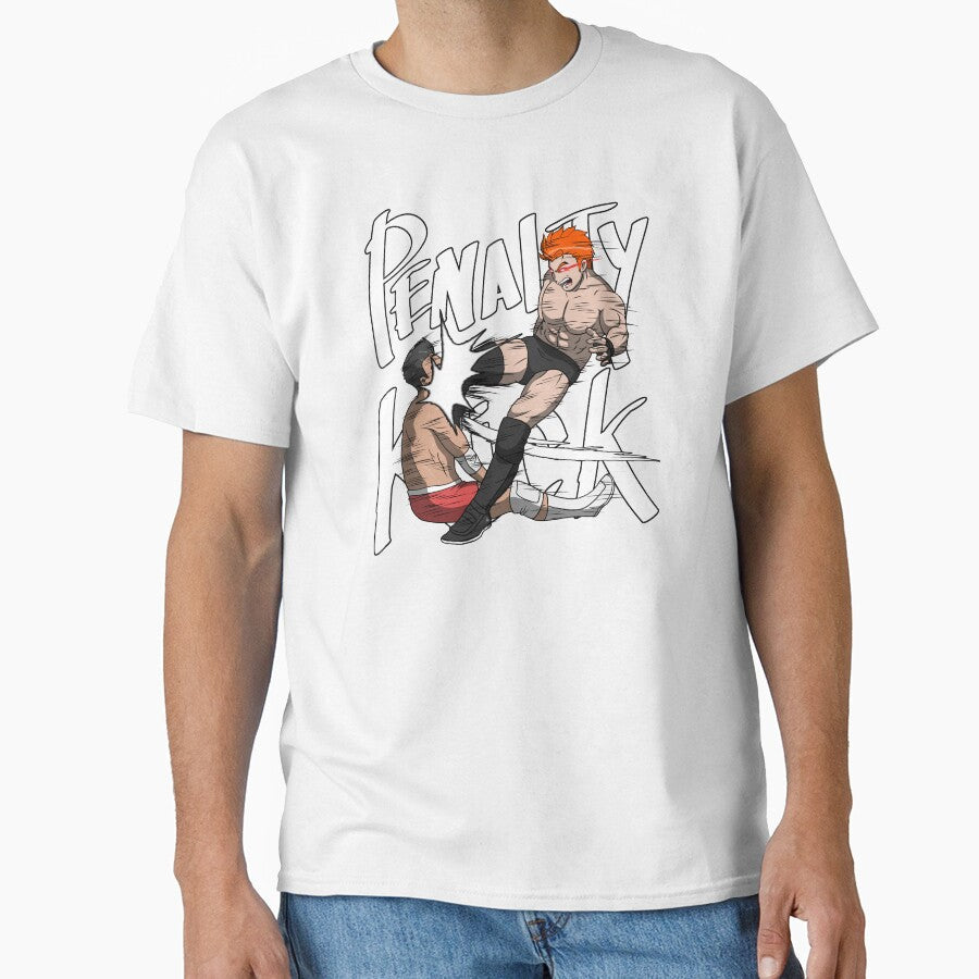 Penalty kick by Menga merch Unisex T-shirt, Sweatshirt, Hoodie, Long Sleeve Tee - T-Shirt, Sweatshirt, Hoodie