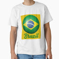 futebol,soccer ball,south korea football,brazil soccer,brazil flag,brazilian football fan,brazil football flag,brazil football team by tshirtsdesign9 - T-Shirt, Sweatshirt, Hoodie