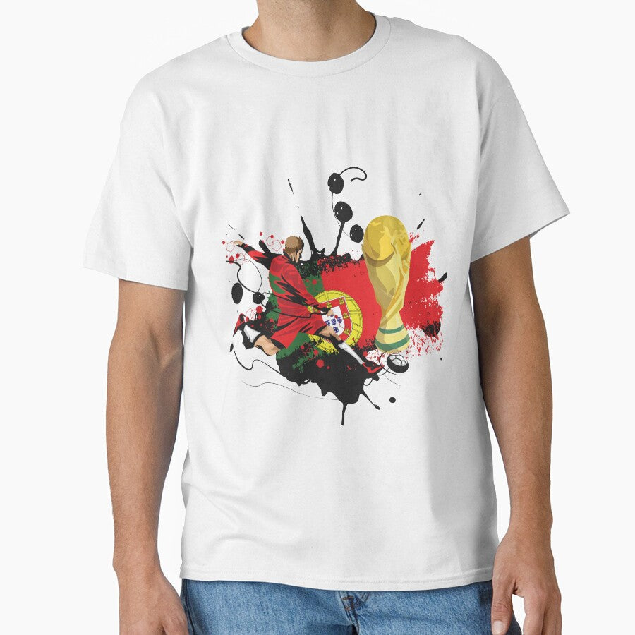Portugal World Soccer Cup 2018 by pm325 Unisex T-shirt, Sweatshirt, Hoodie, Long Sleeve Tee - T-Shirt, Sweatshirt, Hoodie