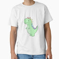 Cute rainbow dinosaur by sowing Unisex T-shirt, Sweatshirt, Hoodie, Long Sleeve Tee - T-Shirt, Sweatshirt, Hoodie