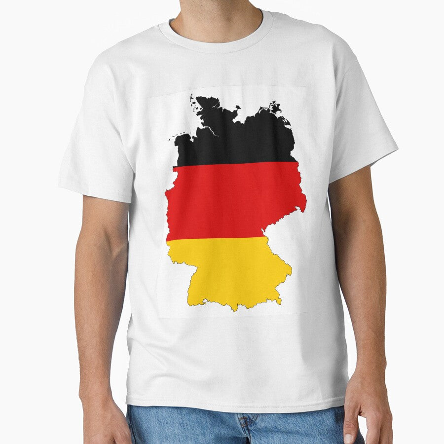 Germany Flag Map by jsj17 Unisex T-shirt, Sweatshirt, Hoodie, Long Sleeve Tee - T-Shirt, Sweatshirt, Hoodie