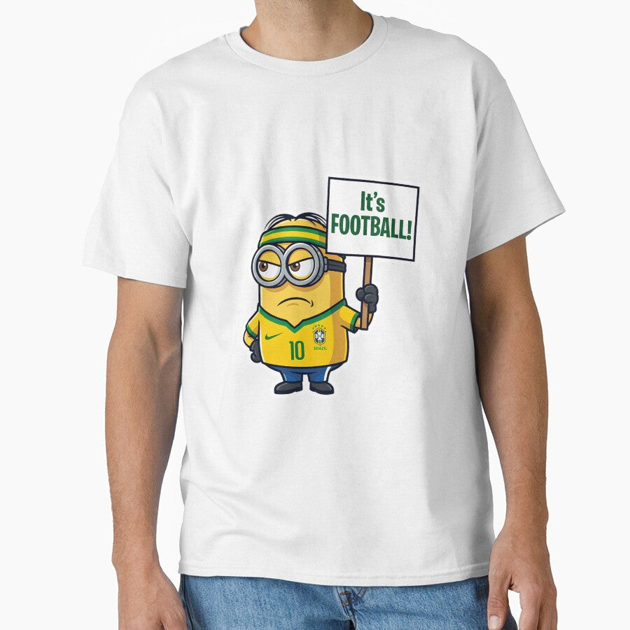 It's Football! - Funny Brazil Soccer Meme (Soccer v Football) v2 by OnurDown Unisex T-shirt, Sweatshirt, Hoodie, Long Sleeve Tee - T-Shirt, Sweatshirt, Hoodie