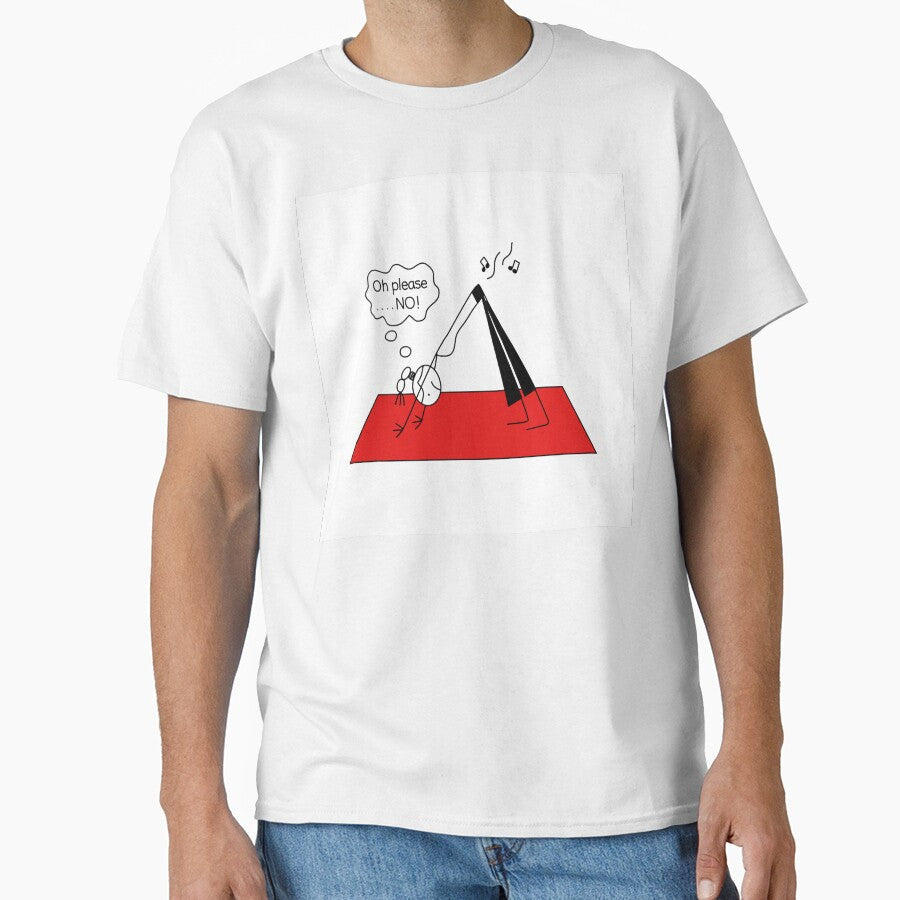 Yoga Humor Downward Dog Humor Fart Humor Shame by Stick People Designs Unisex T-shirt, Sweatshirt, Hoodie, Long Sleeve Tee - T-Shirt, Sweatshirt, Hoodie