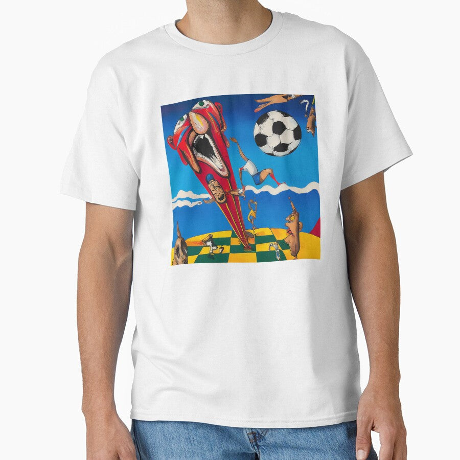 Surreal Soccer by gregblomberg Unisex T-shirt, Sweatshirt, Hoodie, Long Sleeve Tee - T-Shirt, Sweatshirt, Hoodie