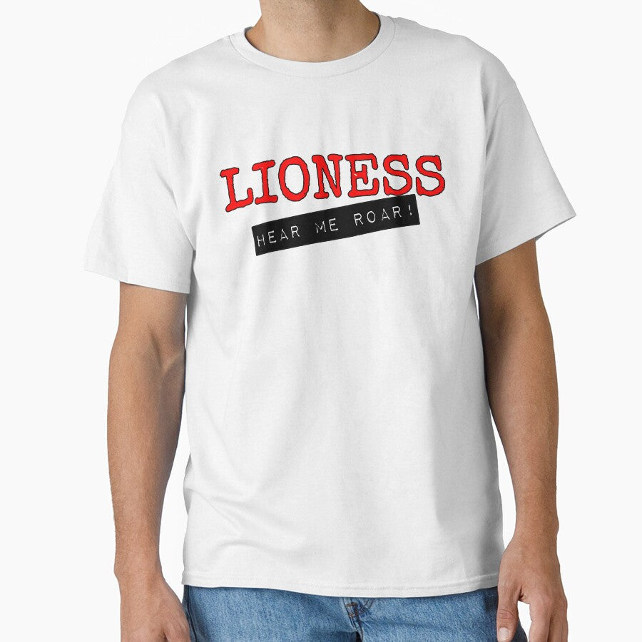 Lioness Hear Me Roar Cool Women's Football Design by TrulyEpoque Unisex T-shirt, Sweatshirt, Hoodie, Long Sleeve Tee - T-Shirt, Sweatshirt, Hoodie