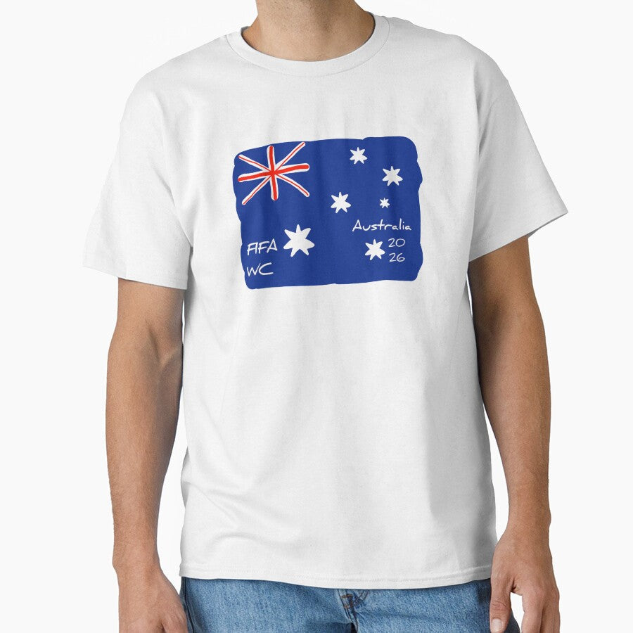 Australia FIFA WC 2026 by Simplty Unisex T-shirt, Sweatshirt, Hoodie, Long Sleeve Tee - T-Shirt, Sweatshirt, Hoodie
