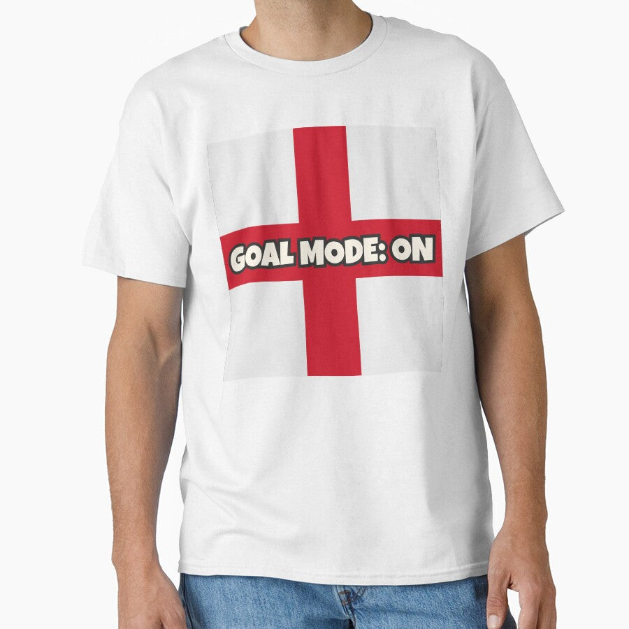 England Soccer Fan Design  GOALMODE: ON Football Collection by LovelyHappyGift Unisex T-shirt, Sweatshirt, Hoodie, Long Sleeve Tee - T-Shirt, Sweatshirt, Hoodie
