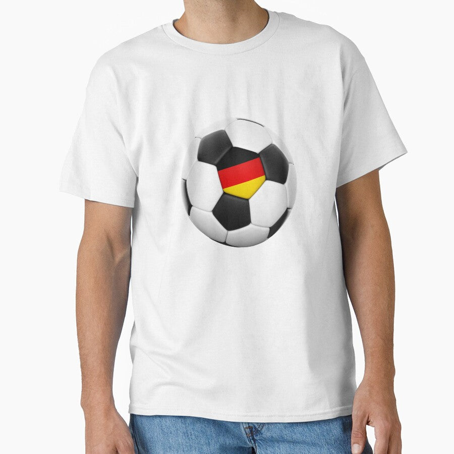 germany flag football by LiteratiOnline Unisex T-shirt, Sweatshirt, Hoodie, Long Sleeve Tee - T-Shirt, Sweatshirt, Hoodie