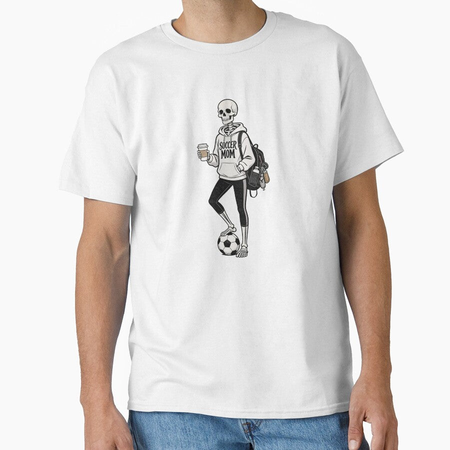 Soccer Mom Skeleton  Funny Sports Mom Halloween Design by truongloc246 Unisex T-shirt, Sweatshirt, Hoodie, Long Sleeve Tee - T-Shirt, Sweatshirt, Hoodie