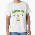 Australia 2026  Vintage Soccer Tee by C & T ArtLab Unisex T-shirt, Sweatshirt, Hoodie, Long Sleeve Tee - T-Shirt, Sweatshirt, Hoodie