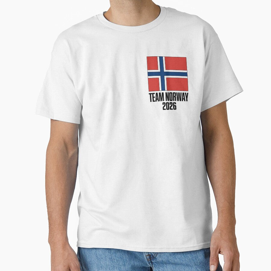 Team Norway 2026  Soccer Fan T-Shirt V12 by DBWStudios Unisex T-shirt, Sweatshirt, Hoodie, Long Sleeve Tee - T-Shirt, Sweatshirt, Hoodie