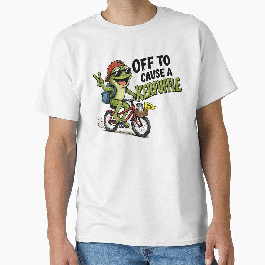 Off to Cause a Kerfuffle by Myra365Art Unisex T-shirt, Sweatshirt, Hoodie, Long Sleeve Tee - T-Shirt, Sweatshirt, Hoodie
