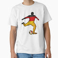 Germany Football Player Soccer Silhouette Flag German by LintonGriffin Unisex T-shirt, Sweatshirt, Hoodie, Long Sleeve Tee - T-Shirt, Sweatshirt, Hoodie