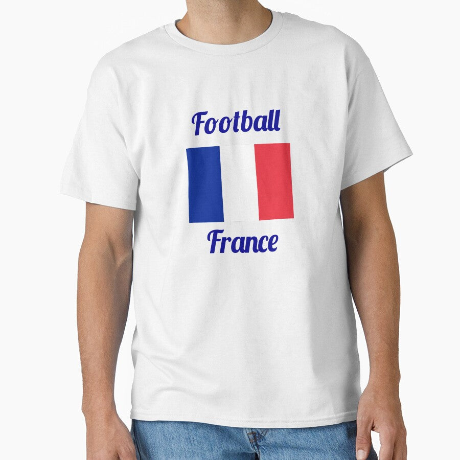 France Football Flag  French Soccer Supporter Les Bleus Tricolor by Fleetwood1994 Unisex T-shirt, Sweatshirt, Hoodie, Long Sleeve Tee - T-Shirt, Sweatshirt, Hoodie