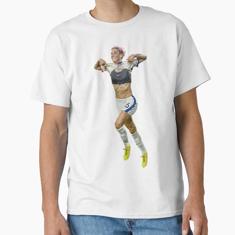 Megan Rapinoe Goal Celebration by mappsart Unisex T-shirt, Sweatshirt, Hoodie, Long Sleeve Tee - T-Shirt, Sweatshirt, Hoodie