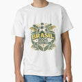 Brasil World Cup 2026 Vintage Football Fan Shirt by ArthUpscale Unisex T-shirt, Sweatshirt, Hoodie, Long Sleeve Tee - T-Shirt, Sweatshirt, Hoodie