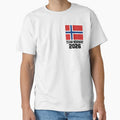 Team Norway 2026  Soccer Fan T-Shirt V13 by DBWStudios Unisex T-shirt, Sweatshirt, Hoodie, Long Sleeve Tee - T-Shirt, Sweatshirt, Hoodie