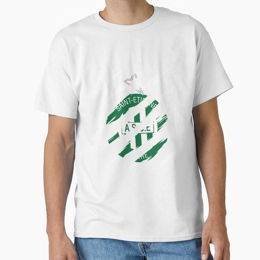 Saint-Etienne France Football by journe-esexton Unisex T-shirt, Sweatshirt, Hoodie, Long Sleeve Tee - T-Shirt, Sweatshirt, Hoodie