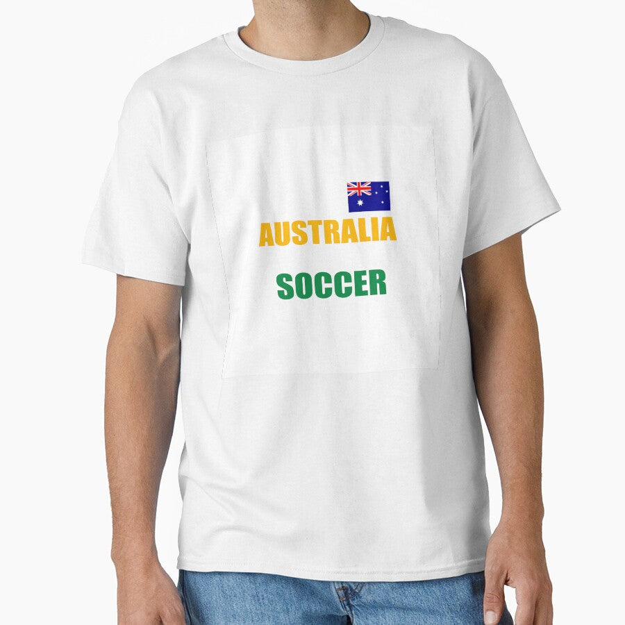 Australia Soccer Shirt  Green and Gold Fan Tee | Uncle Jichuan by Uncle-Jichuan Unisex T-shirt, Sweatshirt, Hoodie, Long Sleeve Tee - T-Shirt, Sweatshirt, Hoodie
