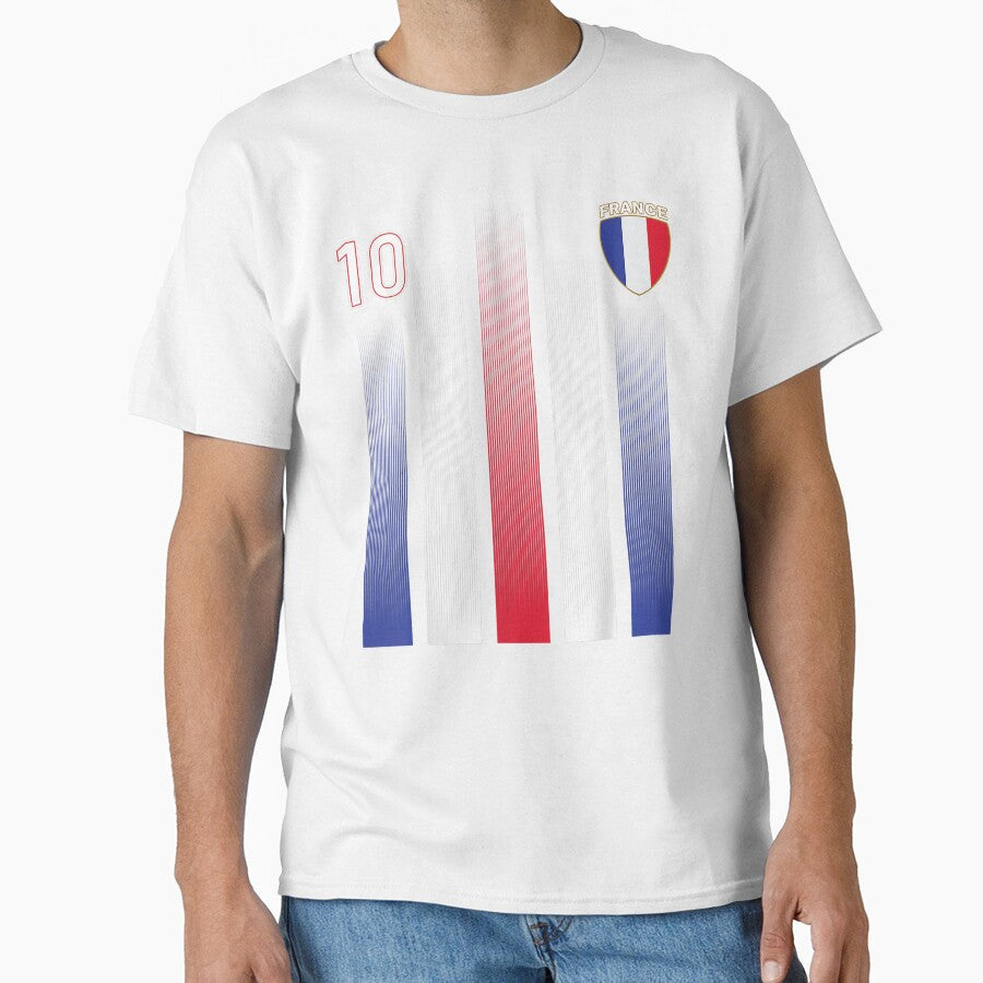 France 10 Soocer Jersey France Football Fan Soccer by helamanhudayfi Unisex T-shirt, Sweatshirt, Hoodie, Long Sleeve Tee - T-Shirt, Sweatshirt, Hoodie