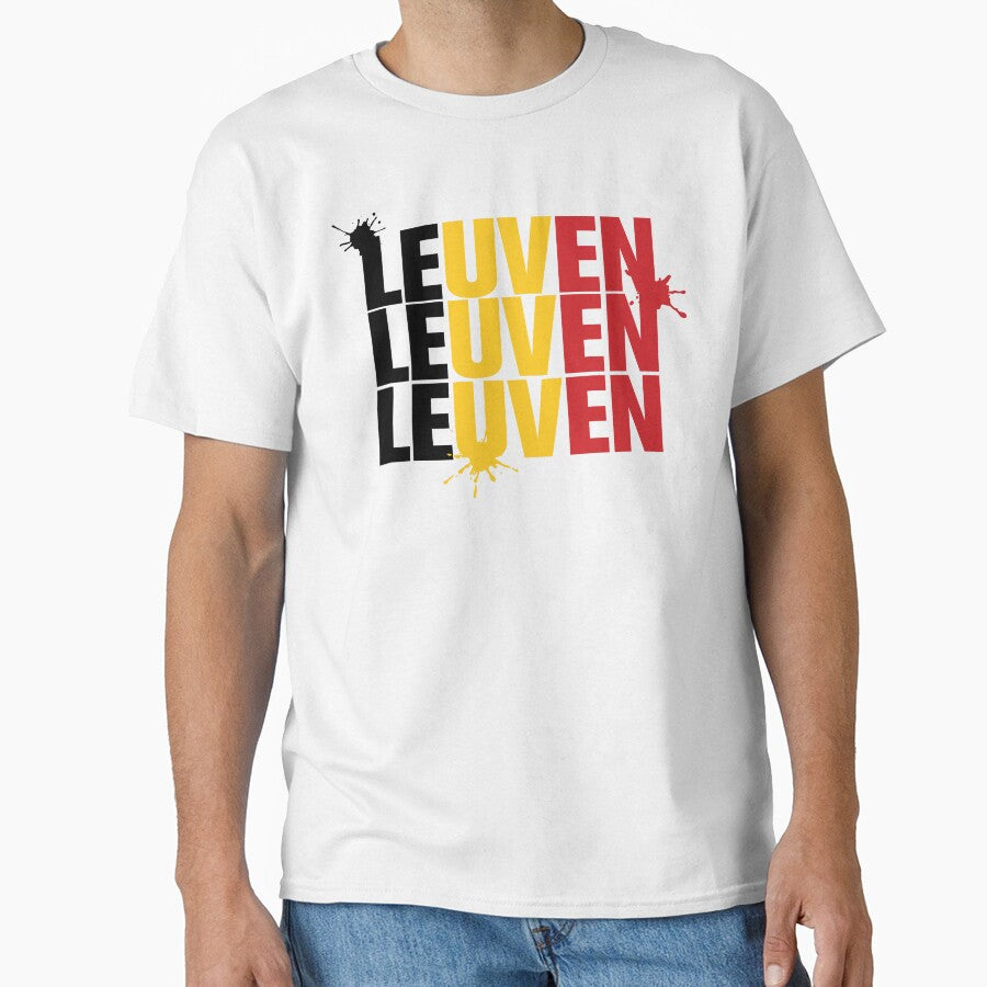 Leuven My City From Belgium by Urosek Unisex T-shirt, Sweatshirt, Hoodie, Long Sleeve Tee - T-Shirt, Sweatshirt, Hoodie