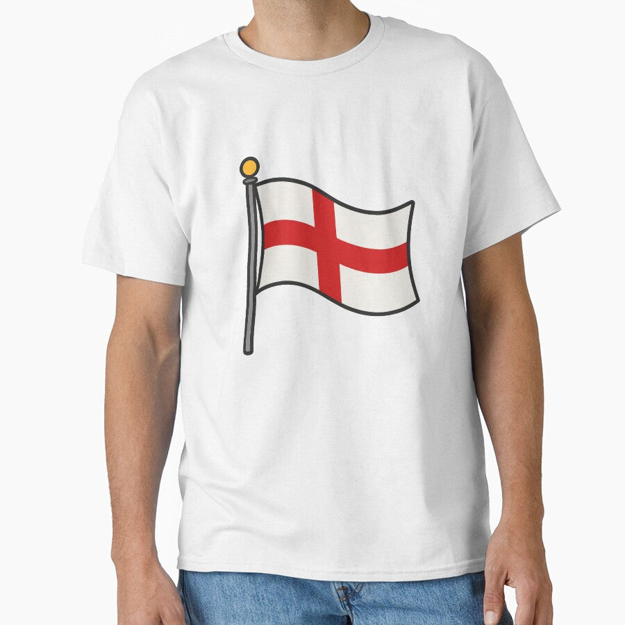 St George flag sticker by SwishyGarage Unisex T-shirt, Sweatshirt, Hoodie, Long Sleeve Tee - T-Shirt, Sweatshirt, Hoodie