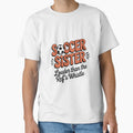 Soccer Sister T shirt Design by Enea Kelo Unisex T-shirt, Sweatshirt, Hoodie, Long Sleeve Tee - T-Shirt, Sweatshirt, Hoodie