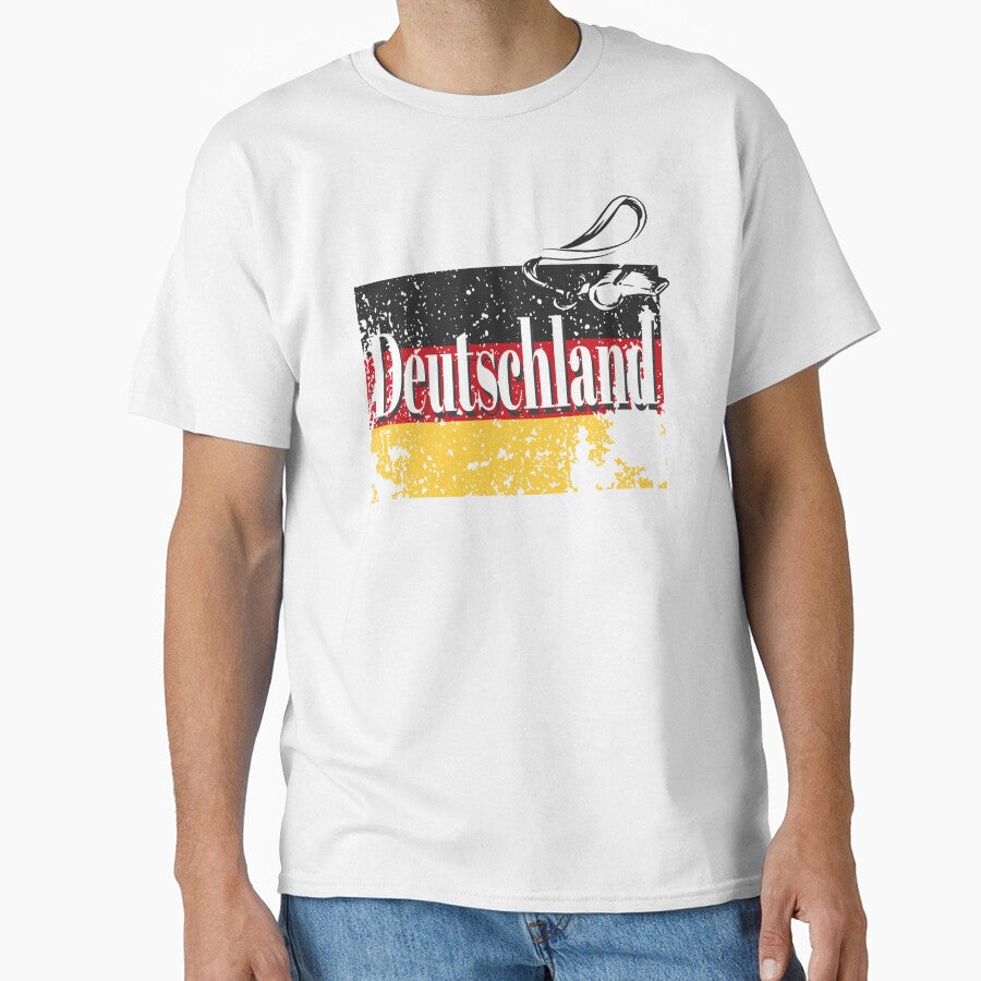 Germany flag with whistle by Ecmoprints Unisex T-shirt, Sweatshirt, Hoodie, Long Sleeve Tee - T-Shirt, Sweatshirt, Hoodie