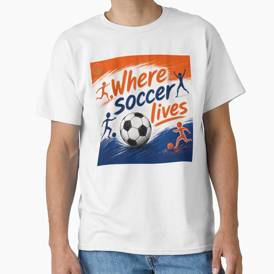 Where Soccer Lives - Netherlands by Endeva4eva Unisex T-shirt, Sweatshirt, Hoodie, Long Sleeve Tee - T-Shirt, Sweatshirt, Hoodie