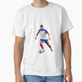 France Football  Blue White Red Soccer Art by Mukesh Saxena Unisex T-shirt, Sweatshirt, Hoodie, Long Sleeve Tee - T-Shirt, Sweatshirt, Hoodie