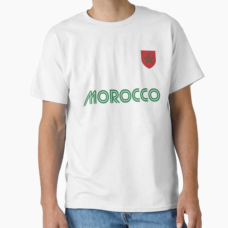 Morocco Soccer Team Moroccan Flag football fan by majuga Unisex T-shirt, Sweatshirt, Hoodie, Long Sleeve Tee - T-Shirt, Sweatshirt, Hoodie
