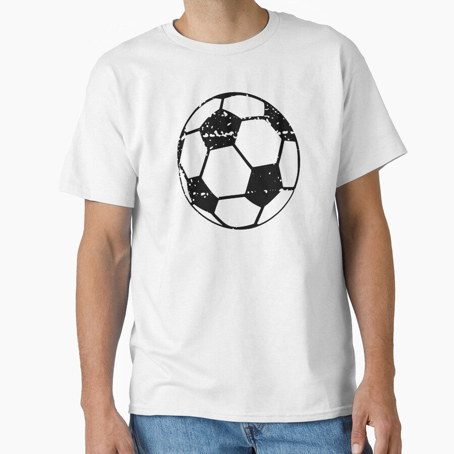 Grunge Soccer by Visualsplendors Unisex T-shirt, Sweatshirt, Hoodie, Long Sleeve Tee - T-Shirt, Sweatshirt, Hoodie