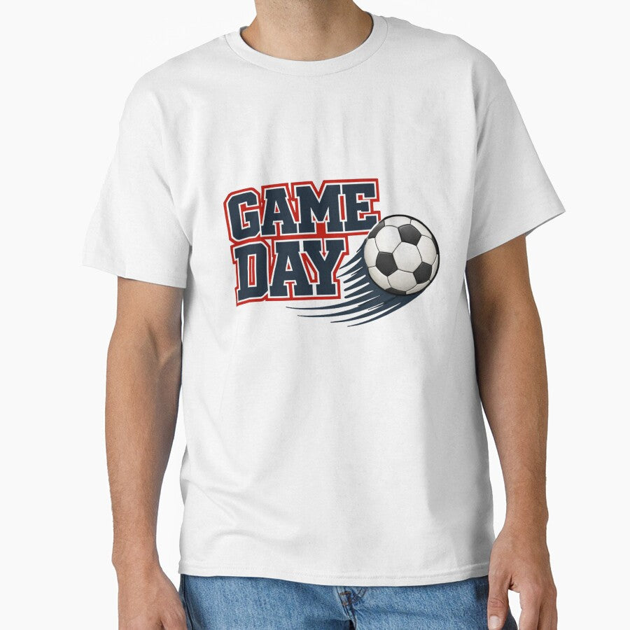 Soccer Game Day by trieschman Unisex T-shirt, Sweatshirt, Hoodie, Long Sleeve Tee - T-Shirt, Sweatshirt, Hoodie