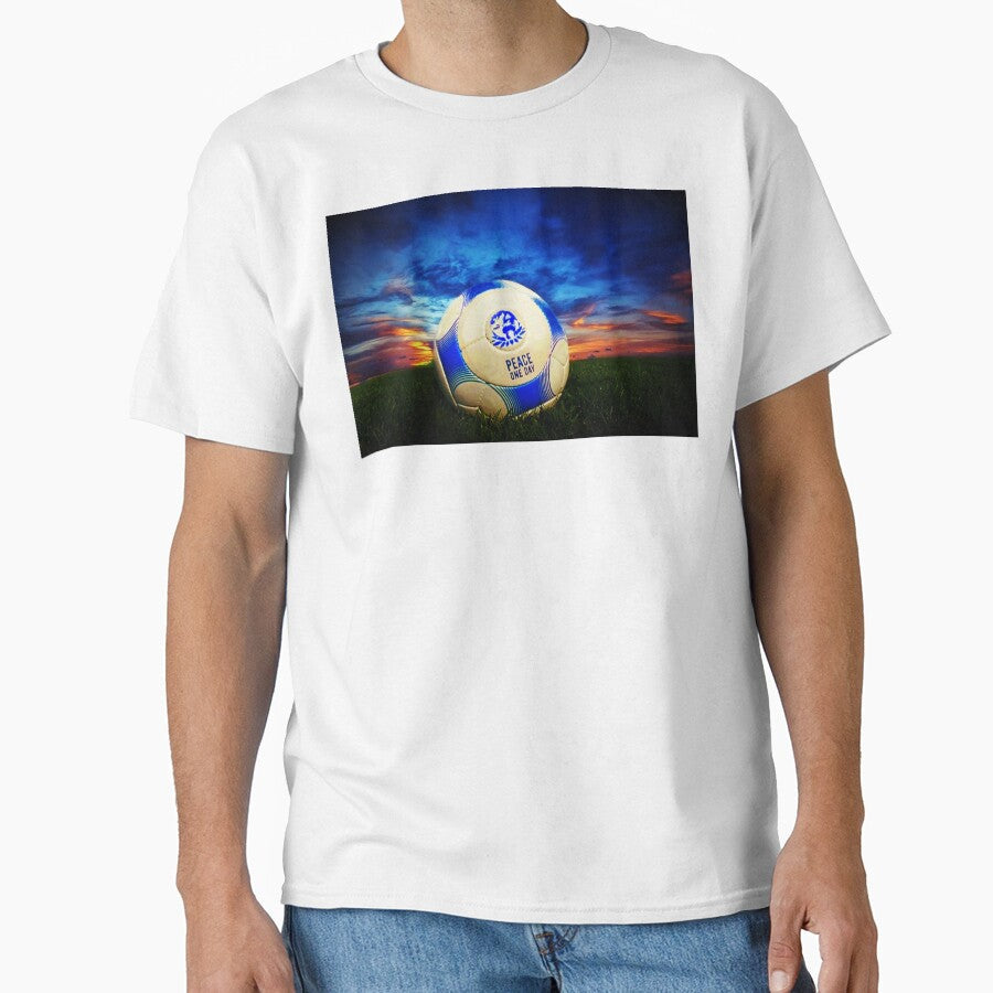 FUTBOL PEACE ONE DAY by THE AMERICAN TEEVANGELIST Unisex T-shirt, Sweatshirt, Hoodie, Long Sleeve Tee - T-Shirt, Sweatshirt, Hoodie