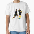 Patrick Dorgu Bruno Fernandes Goal Celebration Minimalist by Hevding Unisex T-shirt, Sweatshirt, Hoodie, Long Sleeve Tee - T-Shirt, Sweatshirt, Hoodie