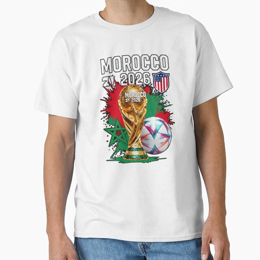 Morocco Football 2026  Atlas Lions Fan Graphic Soccer Dreams by Tiziza Unisex T-shirt, Sweatshirt, Hoodie, Long Sleeve Tee - T-Shirt, Sweatshirt, Hoodie