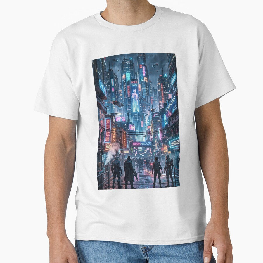 Neon Nights by sabafirdosh01 Unisex T-shirt, Sweatshirt, Hoodie, Long Sleeve Tee - T-Shirt, Sweatshirt, Hoodie
