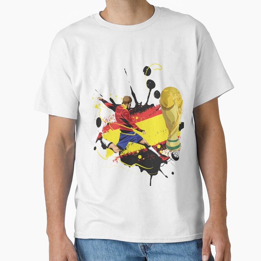 Spain World Soccer Cup 2018 by pm325 Unisex T-shirt, Sweatshirt, Hoodie, Long Sleeve Tee - T-Shirt, Sweatshirt, Hoodie