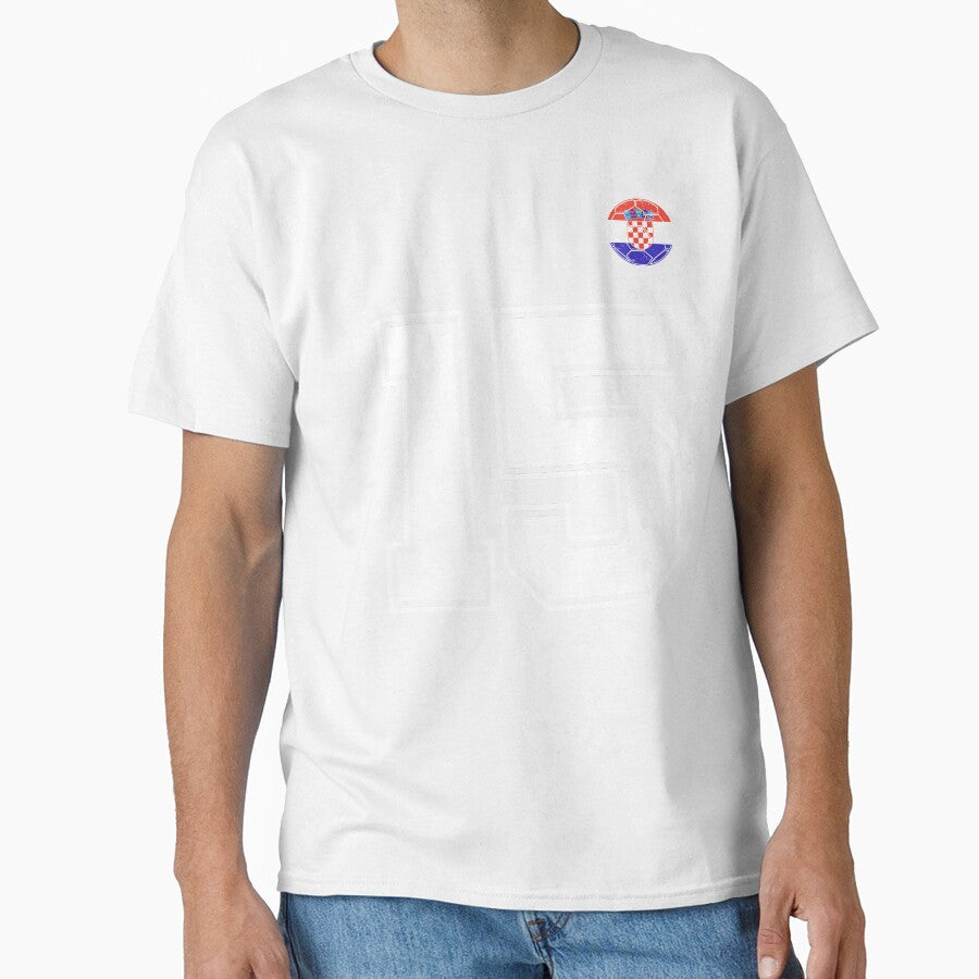 Croatia Soccer Number 15 Vintage Sports Fan by KristenosNehk Unisex T-shirt, Sweatshirt, Hoodie, Long Sleeve Tee - T-Shirt, Sweatshirt, Hoodie