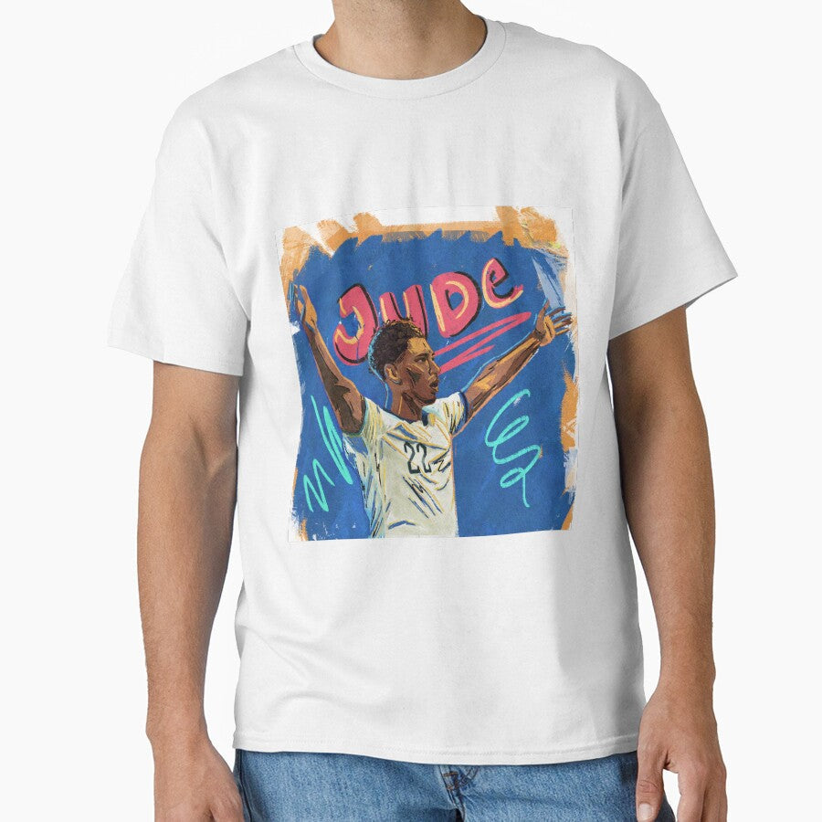 Jude Bellingham Celebration by NazariArt Unisex T-shirt, Sweatshirt, Hoodie, Long Sleeve Tee - T-Shirt, Sweatshirt, Hoodie