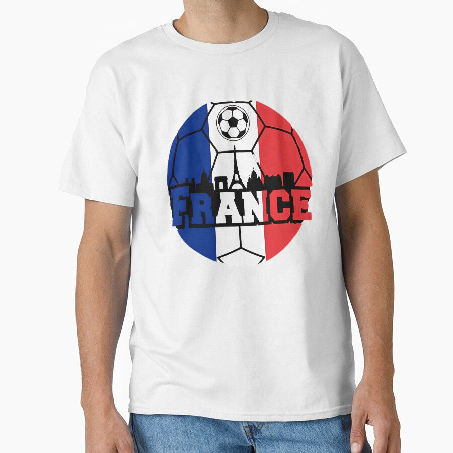 France Football Fan Cartoon Sticker | French Football Supporter by aminesez22 Unisex T-shirt, Sweatshirt, Hoodie, Long Sleeve Tee - T-Shirt, Sweatshirt, Hoodie