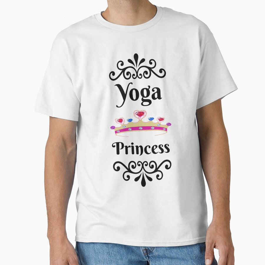 Yoga Princess by Cool-Cat-POD Unisex T-shirt, Sweatshirt, Hoodie, Long Sleeve Tee - T-Shirt, Sweatshirt, Hoodie