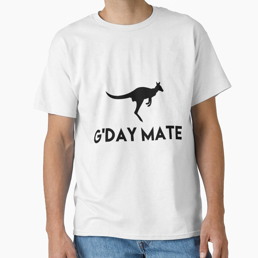 G'Day Mate Funny Kangaroo Australian Love Australia by ambehseffih0 Unisex T-shirt, Sweatshirt, Hoodie, Long Sleeve Tee - T-Shirt, Sweatshirt, Hoodie