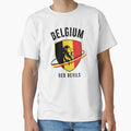 Belgium Red Devils Lion Emblem by Majorprint Unisex T-shirt, Sweatshirt, Hoodie, Long Sleeve Tee - T-Shirt, Sweatshirt, Hoodie