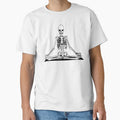 MEDITATING YOGA SKELETON by ZhacoysDesignz Unisex T-shirt, Sweatshirt, Hoodie, Long Sleeve Tee - T-Shirt, Sweatshirt, Hoodie