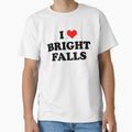 I Heart Bright Falls by yeknod Unisex T-shirt, Sweatshirt, Hoodie, Long Sleeve Tee - T-Shirt, Sweatshirt, Hoodie